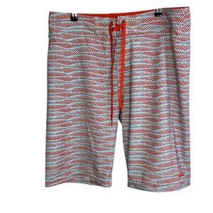 PrAna Mens UPF 50+ Board Shorts, Unlined, Swimming, Hybrid, Size 34